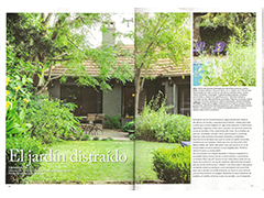 Otoño 2015 Revista Jardin nota estilo silvestre: 'El jardin distraido' Valeria Hermida