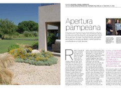 Revista Jardin 2011 jardin en Gral Rodriguez. Hermida con Anchorena y Zuberbuhler