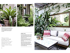 Invierno 2015 Revista Jardin especial patios. Jardin urbano en Barrio Parque. Bromelias y plantas colgantes . Valeria Hermida - Teresa Zuberbuhler